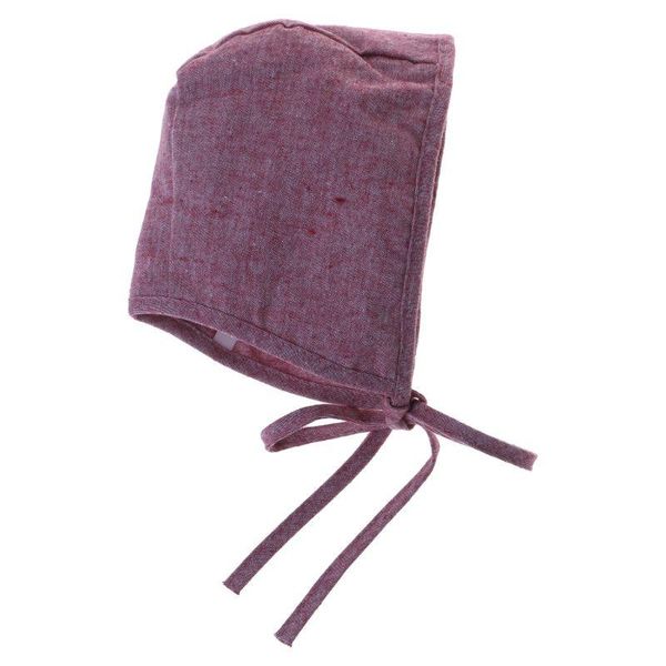 

baby hat floral vintage born pography cosplay double side linen strap beanie boys girls props cap pilot countryside caps & hats, Yellow