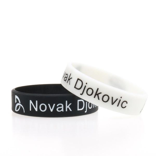 

charm bracelets 1pc ball tennis silicone bangles for kids nadal novak djokovic sports women men fashion wristband accessories, Golden;silver