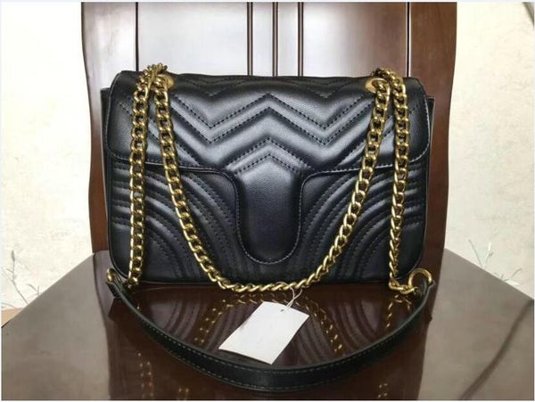 sconti Borsa a tracolla da donna di alta qualità Moda Cinghie a catena in argento Borse Borsa a tracolla in pelle sintetica Borse Zaino Nessuno di grandi dimensioni 26 cm vv