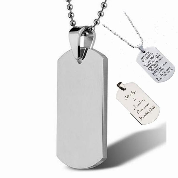 

dog tag,id card 10pcs/25pcs wholesale army stainless steel military blank tags