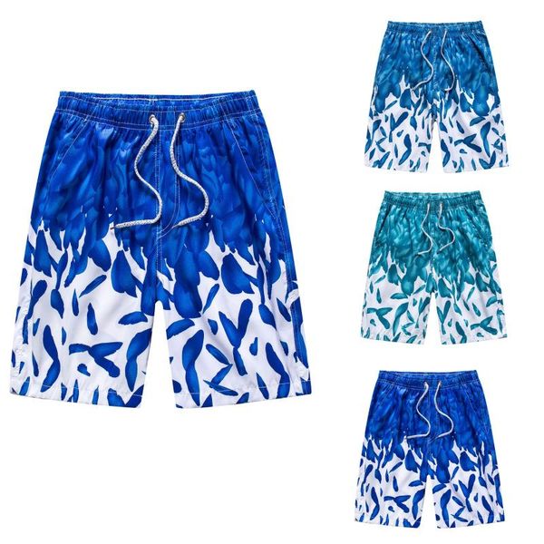 

men's shorts men summer beach fashion waves sweatpants outdoor quick-drying breathable swimming male boardshorts, White;black