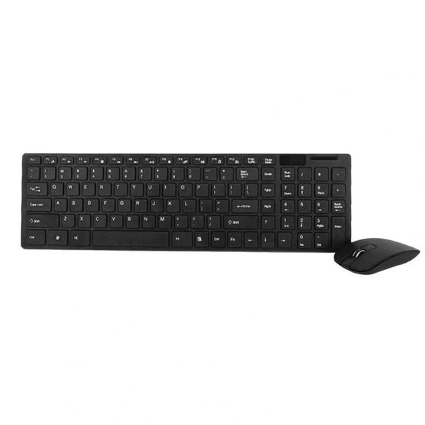 

keyboard mouse combos wireless kit ultra-thin portable abs 104 keys 2.4ghz silent design for windows mac android os
