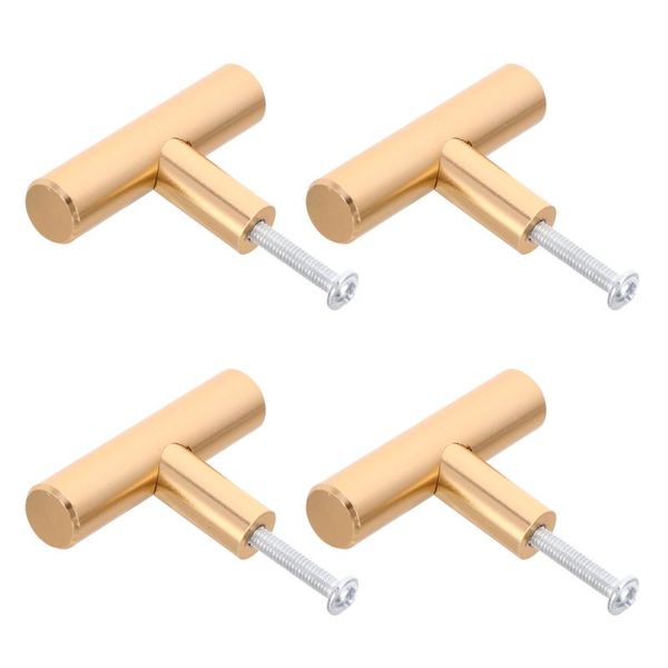 

handles & pulls 4pcs bedroom cabinet door handle t bar drawer single hole knobs