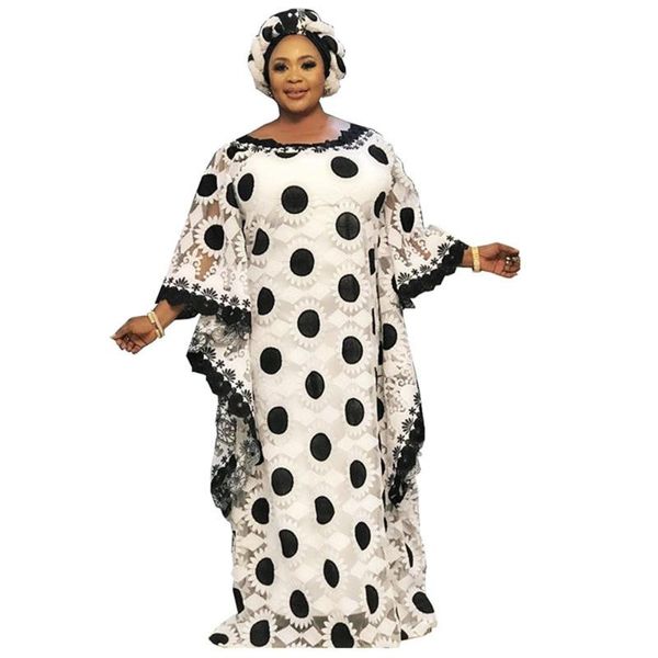 Ethnische Kleidung Mode Spitze Afrikanische Kleider Für Frauen Boubou Robe Femme Kleid Dashiki Gestickte Blume Kaftan Nigerianischen Kleidung