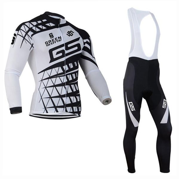 

racing sets 2021 green scotte classic cycling jersey for men road bike wear mx dh long sleeve, Black;blue