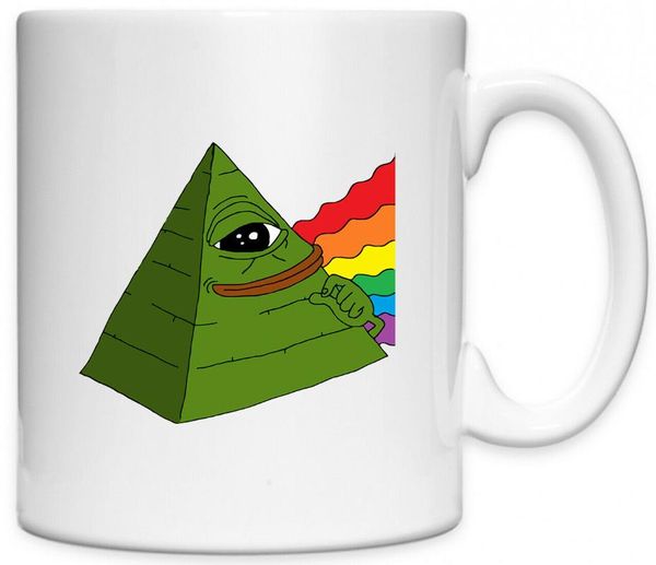 

mugs pyramid colors art ceramic tea coffee mug