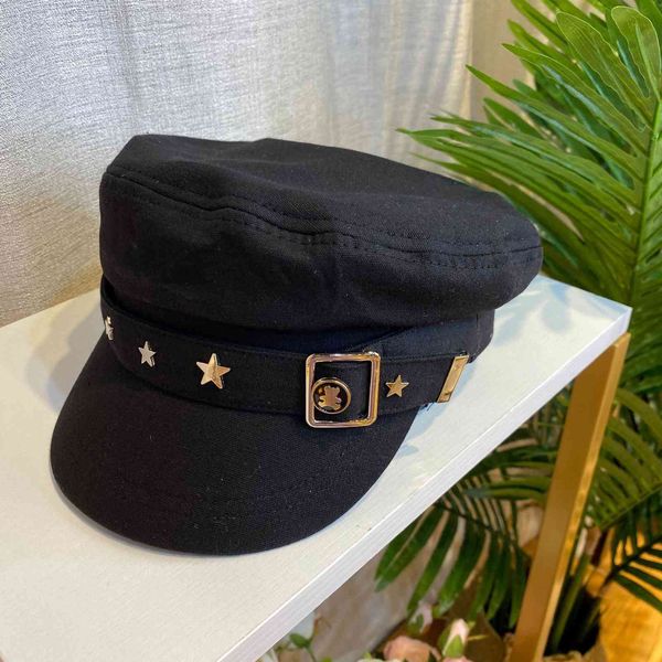 

new five pointed star fisherman's hat in autumn and winter, Yellow
