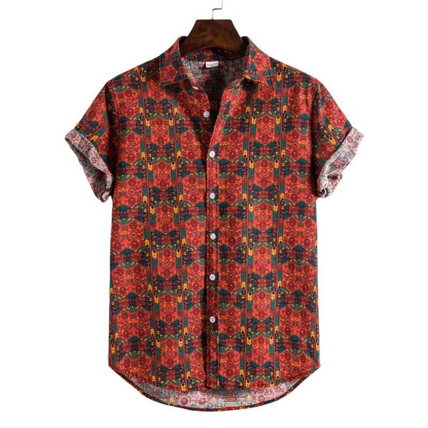 

men's casual shirts 2021cs10 autumn digital printing long sleeve shirt lapel, White;black