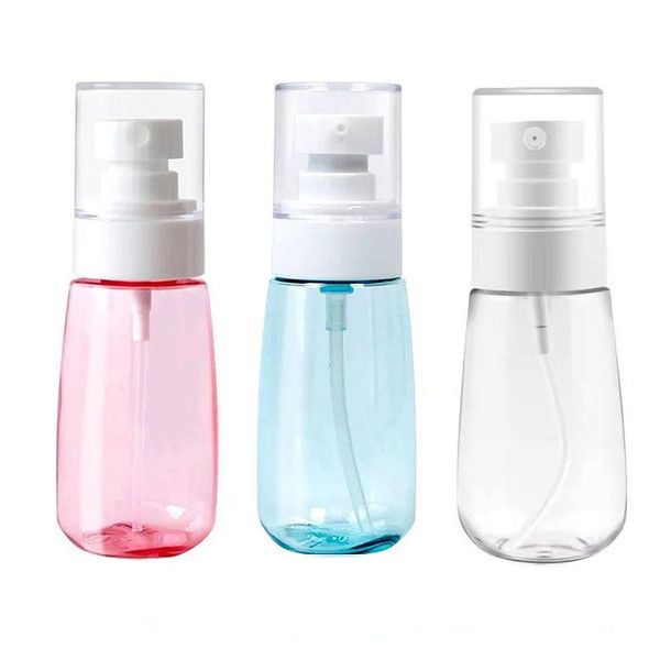 

liquid soap dispenser refillable bottles travel transparent plastic perfume atomizer empty small spray bottle 30/60/80ml toxic safe dro