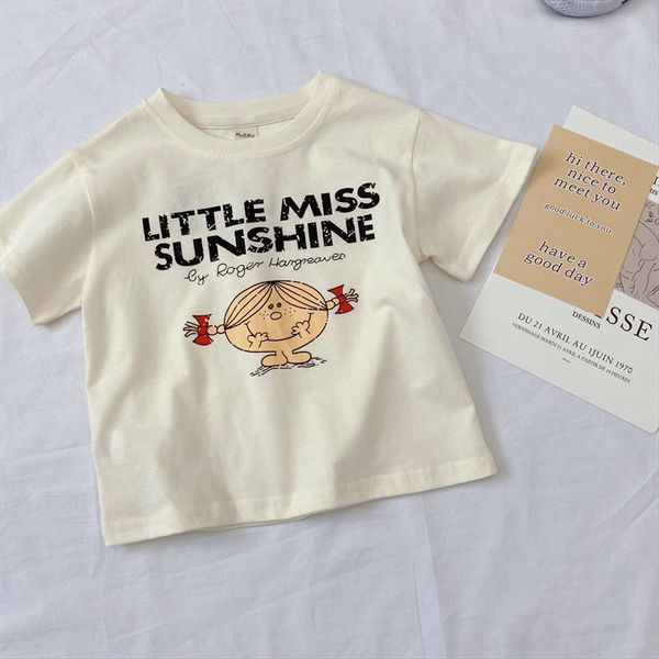 

summer arrival girls printed t shirt kids cotton korean design kid clothes, Blue
