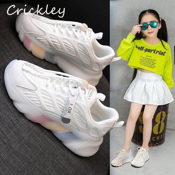 

children casual shoes fashion sports for boys girls sneaker running breathable soft sole kids sneakers athletic & outdoor, Black