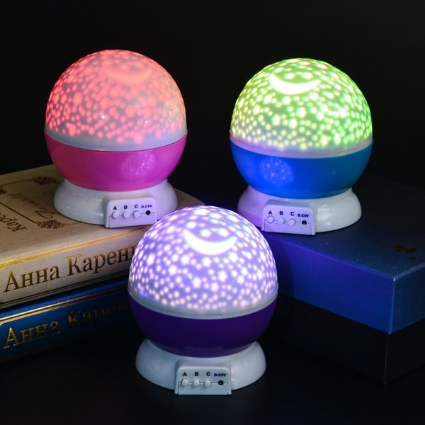 

star projection bedroom usb bedside led desk children's toy projector small night lamp gift
