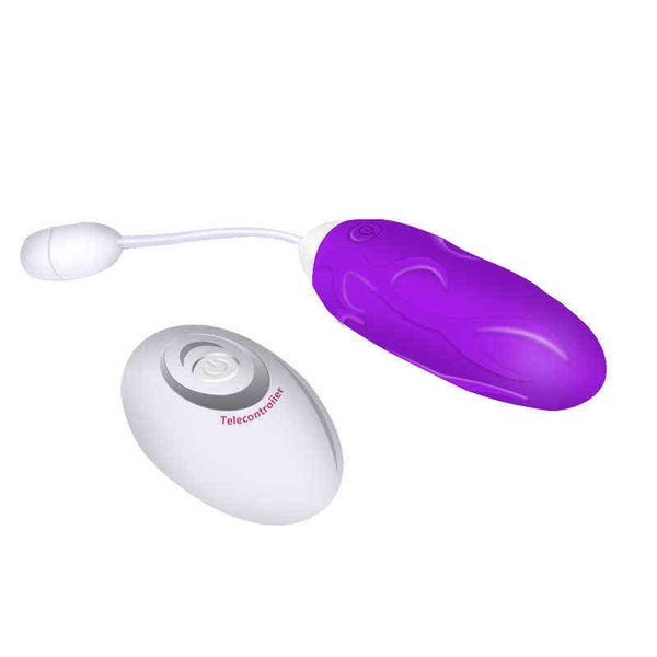 Eier Sexy Werkzeug Springendes Ei Drahtlose Steuerung Weiblicher Vibrator 12 Geschwindigkeiten Klitorisstimulator Vaginales G-Punkt-Massagegerät Sexspielzeug für Paare 1124