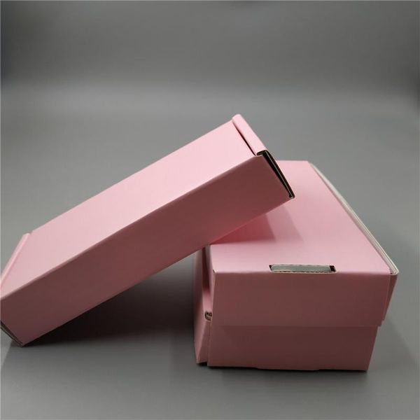 

gift wrap pink corrugated packaging cardboard boxes for square flat empty box