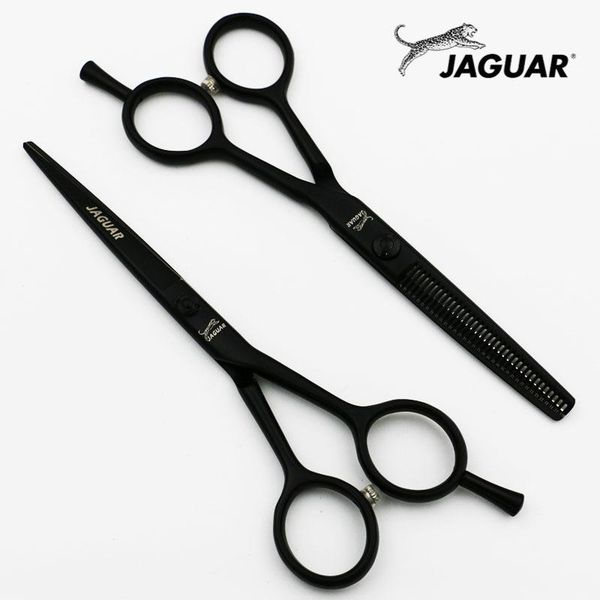 

hair scissors 5.5/6 inch professional hairdressing set cutting+thinning barber shears personality black styles