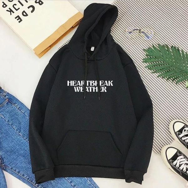 

women's hoodies & sweatshirts harry styles women heartbreak weather sweatshirt graphic fall 2021 letter pullovers plus, Black