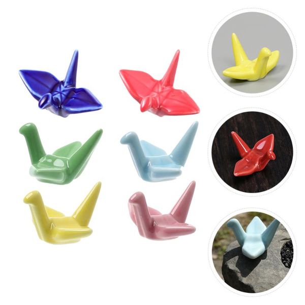 

chopsticks 12pcs pen holder rest support ceramic rack spoon