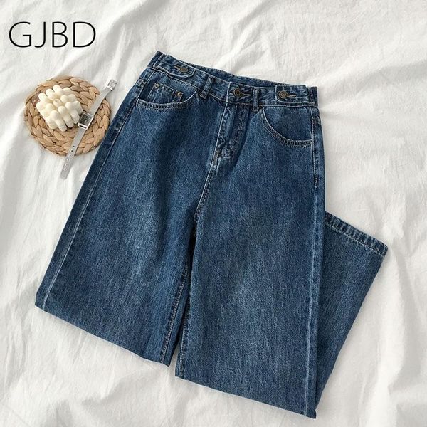 

indie women's pants 2021 spring y2k streetwear high waist trouser e girl washed vintage boyfriend baggy straight jeans for, Blue