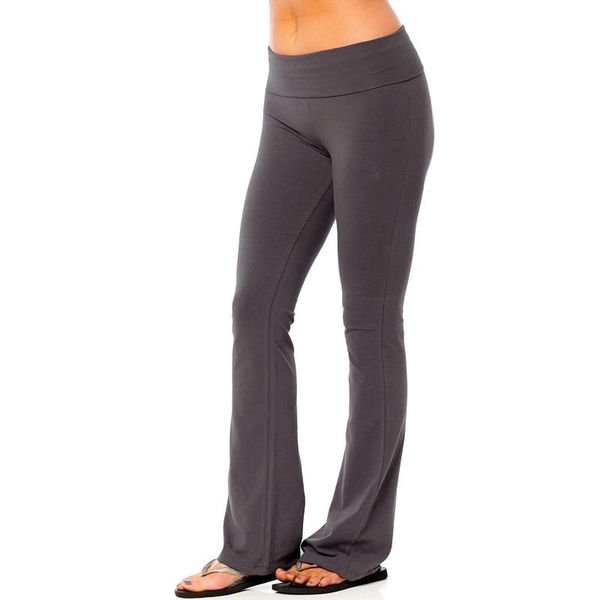 

women's leggings pants women fashion trousers solid elasticity fitness bell-bottoms high waisted cargo pantalon femme, Black