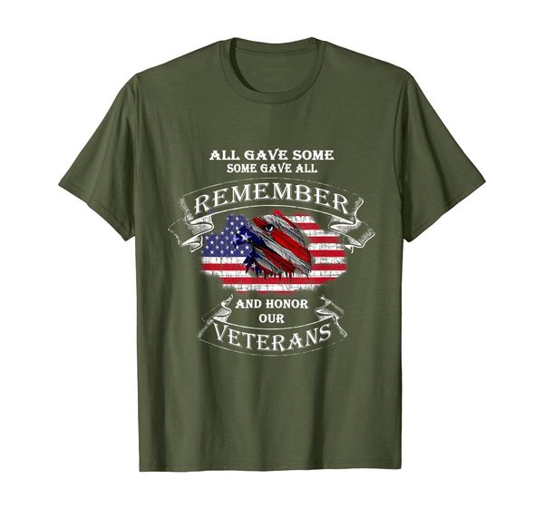 

all gave some some gave all thank you veterans t shirt, White;black