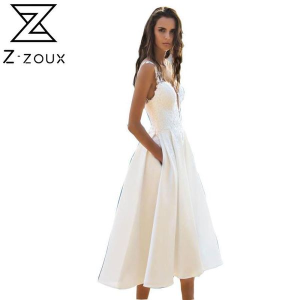 Abito da donna profondo scollo a V Bohemia sexy lungo bianco maxi vita alta orlo largo Summer Beach es Plus Size 210524