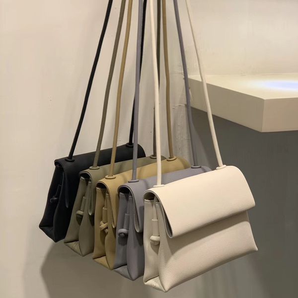 

bag women's pure color small square round rope simple wind bag