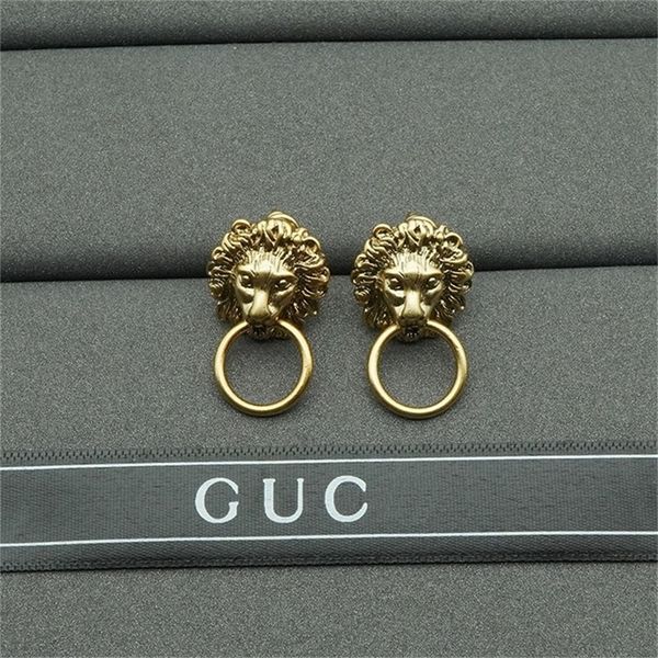 

85% off factory clearance family gujia new head earrings ring pendant simple fashion earrings female, Golden