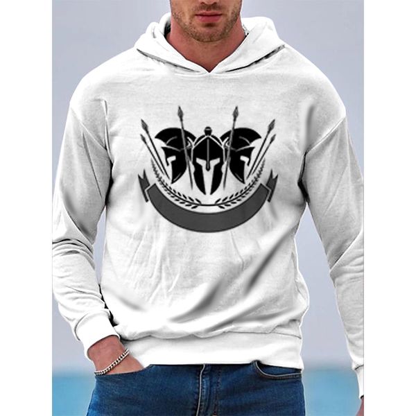 

human bone pattern men s 3d printing hoodie visual impact party punk goth round neck american sweater hoodie, Black