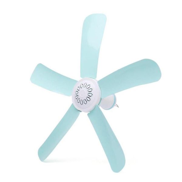 

electric fans blue 7w silent plastic energy saving mini ceiling fan 3-5 turn page 220v hanging soft wind household
