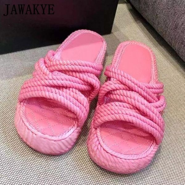 

pink girls' brand sandals summer strappy gladiator women's beach shoes flat heel platform casual mules slippers, Black