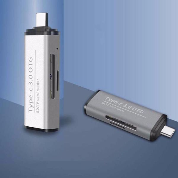 

hubs 1pc type-c card reader usb30 support sd/tf for windows 10/8/7 computer accessories