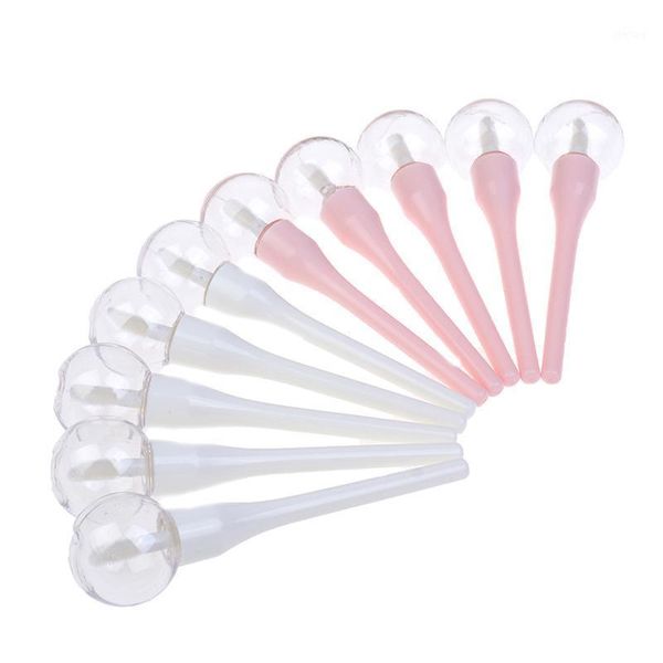 

storage bottles & jars 5pcs pink lollipop empty lip gloss tube mini refillable lips bottle brush container lipgloss lipstick 9.5 x 2.9cm