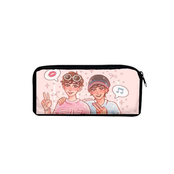 

cosmetic bags & cases georgenotfound merch women simple makeup bag lady make up mini cute child stationery storage