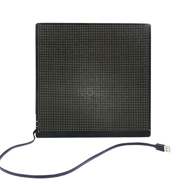Полный цвет 64 * 64 пикселей Wi-Fi программируемый RGB гибкий водонепроницаемый светодиодный модуль Matrix Signage панель для DIY футболки рюкзак модулей