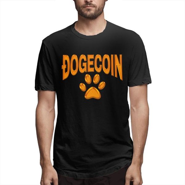 

men's t-shirts dogecoin graphic tee short sleeve t-shirt funny, White;black
