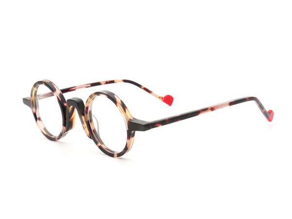 

fashion sunglasses frames vintage round glasses women acetate optical eyewear clear lens retro myopia computer prescription eyeglasses for m, Black