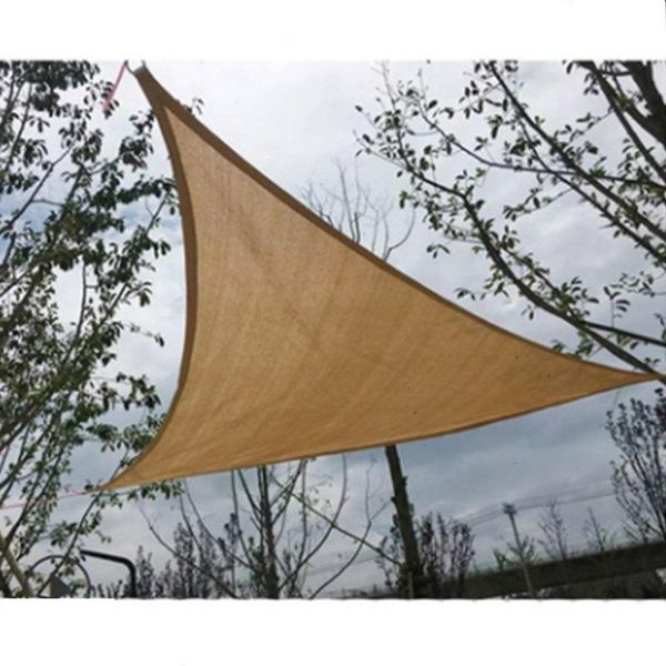 

shade triangle polyester fiber sun cloth 2x2x2m sunblock family yard outerdoor picnic park guard room window awning anti-water