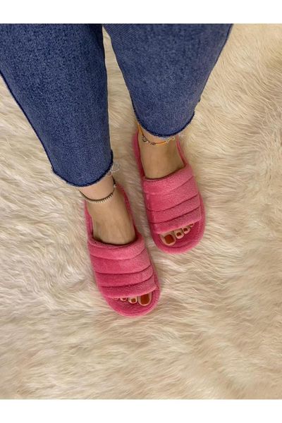 

slippers plush women 's, Black