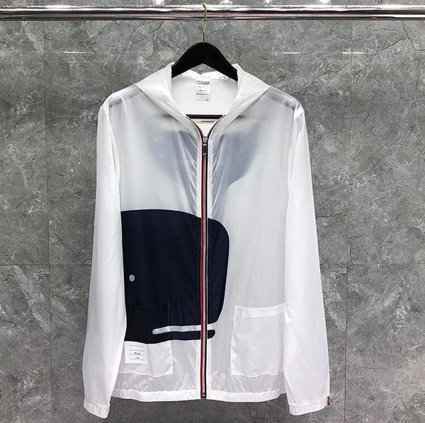 

men's jackets fashion jacket brand men quick dry uv sun protection sports coats whale pattern thin casual sunscreen skin windbreaker, Black;brown