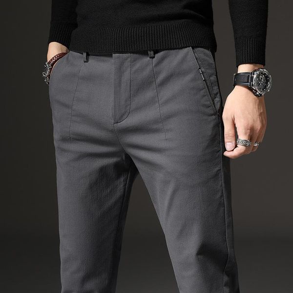 

men's pants mrmt 2021 brand casual youth korean elastic slim, Black