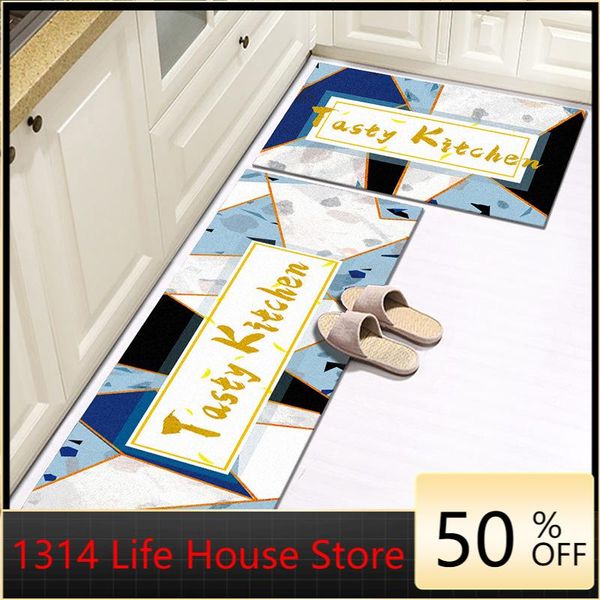 

modern minimalist kitchen mat print carpet thick foot floor simple door entry pad can be customized bath mats