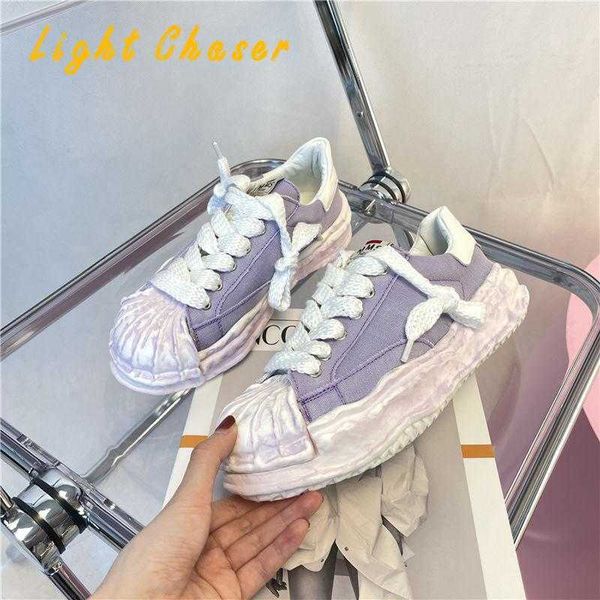 

2021 designer brand canvas shoes women fashion high sneakers women spring female footwear pumps platform vulcanized shoes y0907, Black