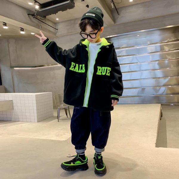 

jackets for boy autumn and winter children's outerwear korean version products from coat, Blue;gray