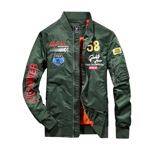 

fashion jacket autumn men's air force suit flying coat, Black;brown