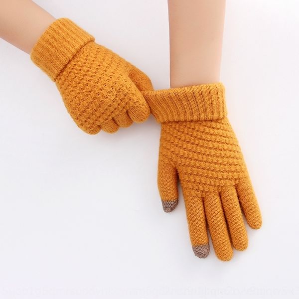 

jet winter warm touch screen knitted wool anti fingerless cold warm esgloves and esimitation cashmere thickened outdoor riding anti slip mi, Blue;gray
