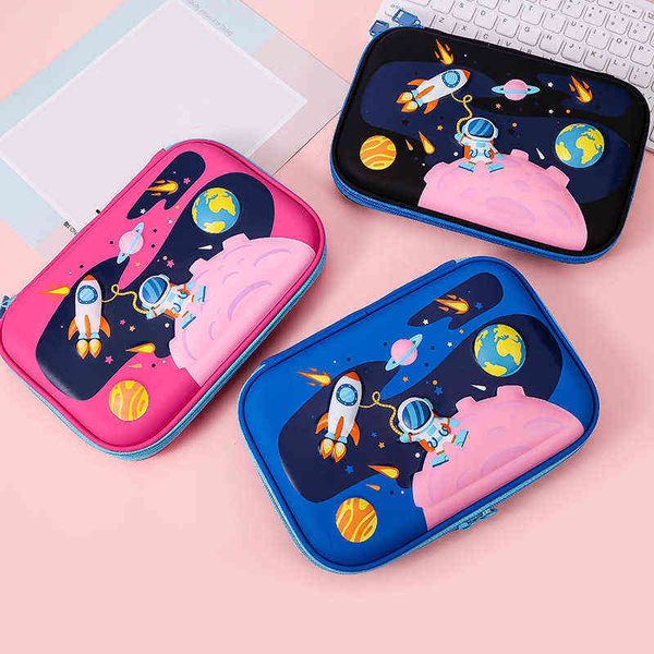 

pencil cases 3d astronaut stationery box waterproof pencil bag student pencil box training institution gift activity gift learning suppli