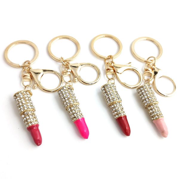 

key chain fashion accessories, metal insert, lipstick, , car pendant, ring., Silver