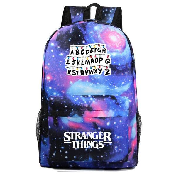 

backpack strangerr things #4 canvas travel teenagers schoolbag kids bag gift