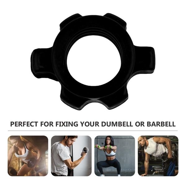 

pcs dumbbell bar nut barbells spin screw clamp fitness equipment accessories