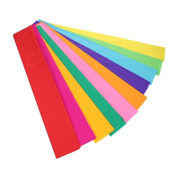 

other arts and crafts 100 sheets of crepe paper colorful diy flower making supplies